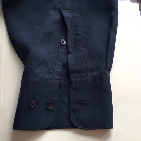 Marconi Louis Raphael black buttondown shirt 16/34 - Picture 3 of 6